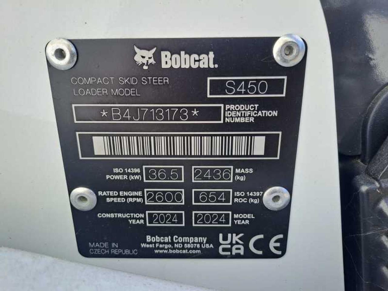 Radlader del tipo Bobcat S 450, Neumaschine In Vehlow (Immagine 8)