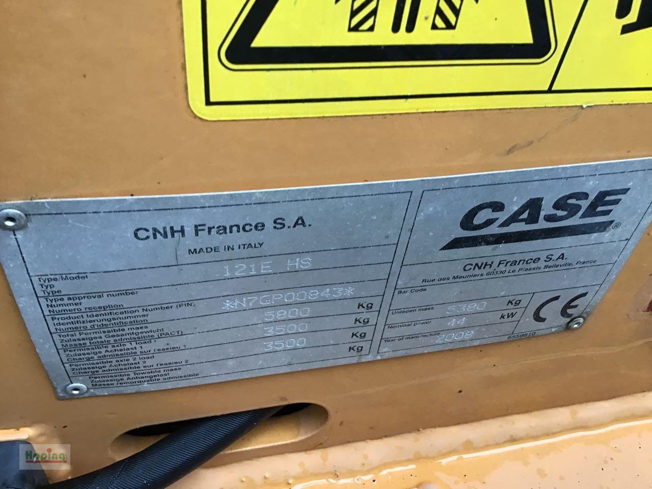 Radlader от тип Case IH 121 E HS, Gebrauchtmaschine в Bakum (Снимка 13)