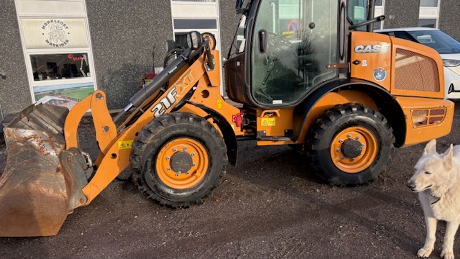 Radlader za tip Case IH 21F MINIGED MED HYDRAULISK SKIFT, SKOVL OG GAFLER, Gebrauchtmaschine u Dronninglund (Slika 1)