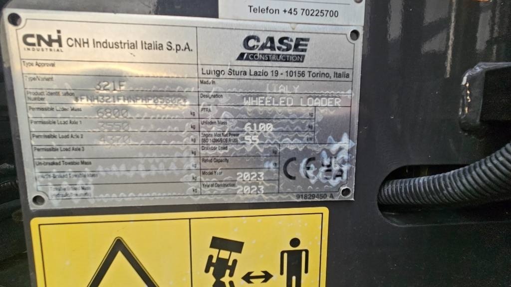 Radlader of the type Case IH 321 F, Gebrauchtmaschine in Ringe (Picture 8)