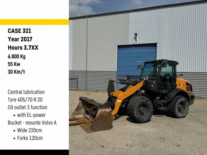 Radlader za tip Case IH 321, Gebrauchtmaschine u Vojens (Slika 1)
