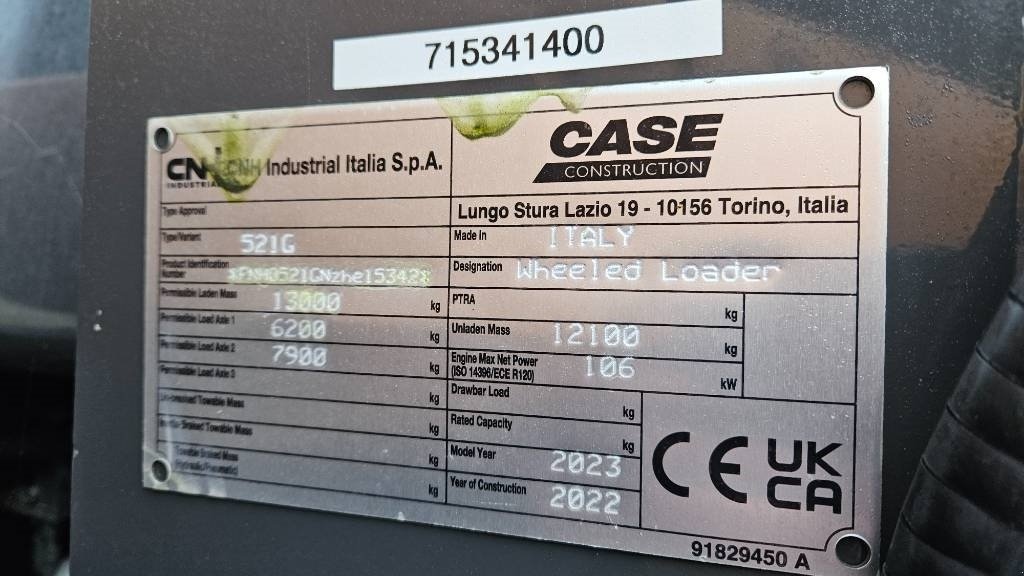 Radlader of the type Case IH 521, Gebrauchtmaschine in Ringe (Picture 16)
