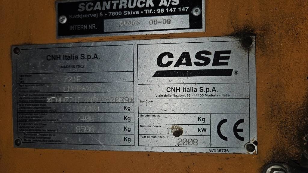 Radlader des Typs Case IH 721 E, Gebrauchtmaschine in Ringe (Bild 24)