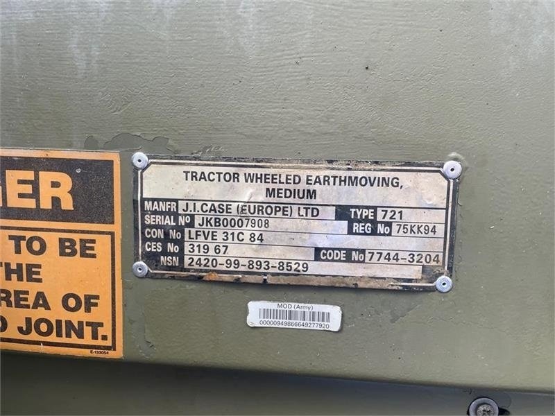 Radlader des Typs Case IH 721 med Volvo skift, Gebrauchtmaschine in Ribe (Bild 11)