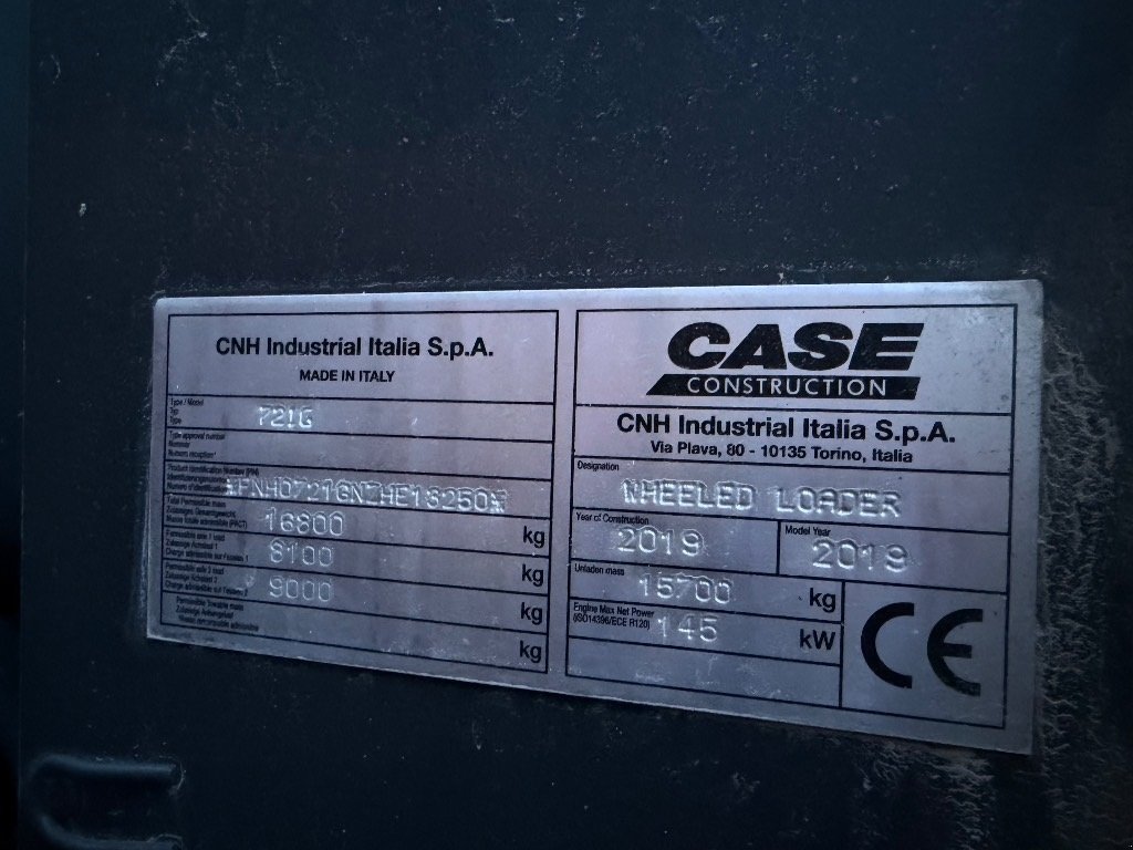 Radlader a típus Case IH 721, Gebrauchtmaschine ekkor: Vrå, Frejlev, Hornslet & Ringsted (Kép 4)