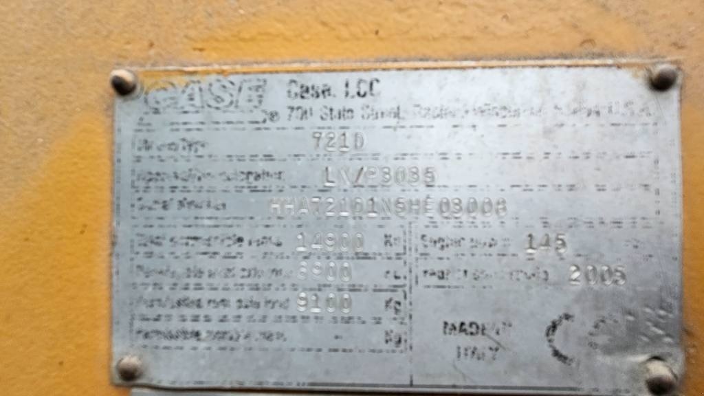 Radlader za tip Case IH 721D, Gebrauchtmaschine u Ringe (Slika 14)