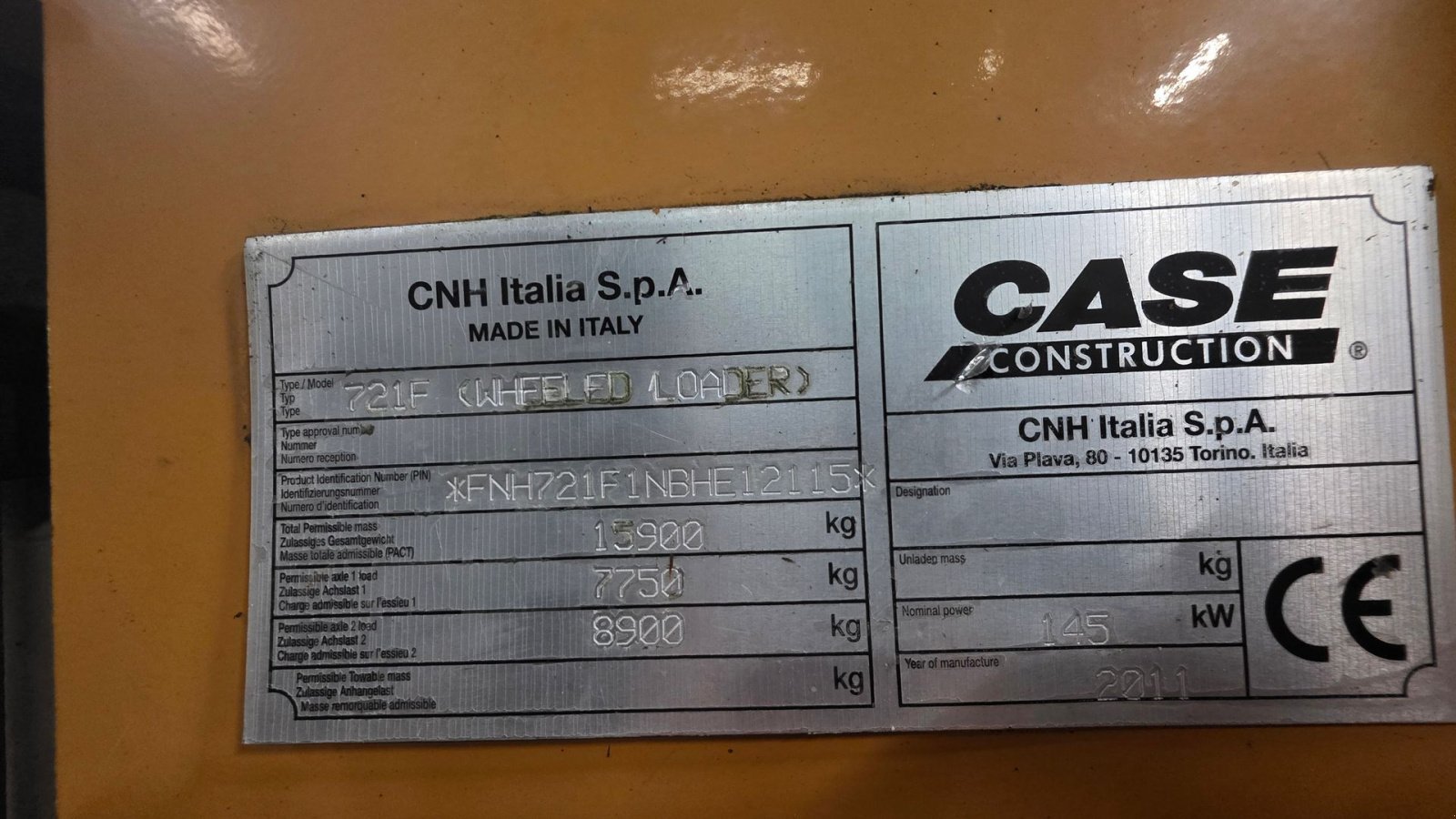 Radlader typu Case IH 721F 721F XT, Gebrauchtmaschine v Høng (Obrázok 5)