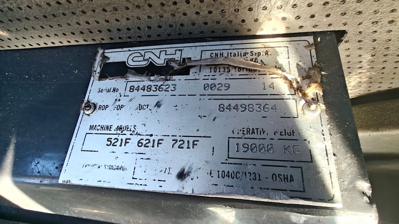 Radlader Türe ait Case IH 721F, Gebrauchtmaschine içinde Holstebro (resim 9)