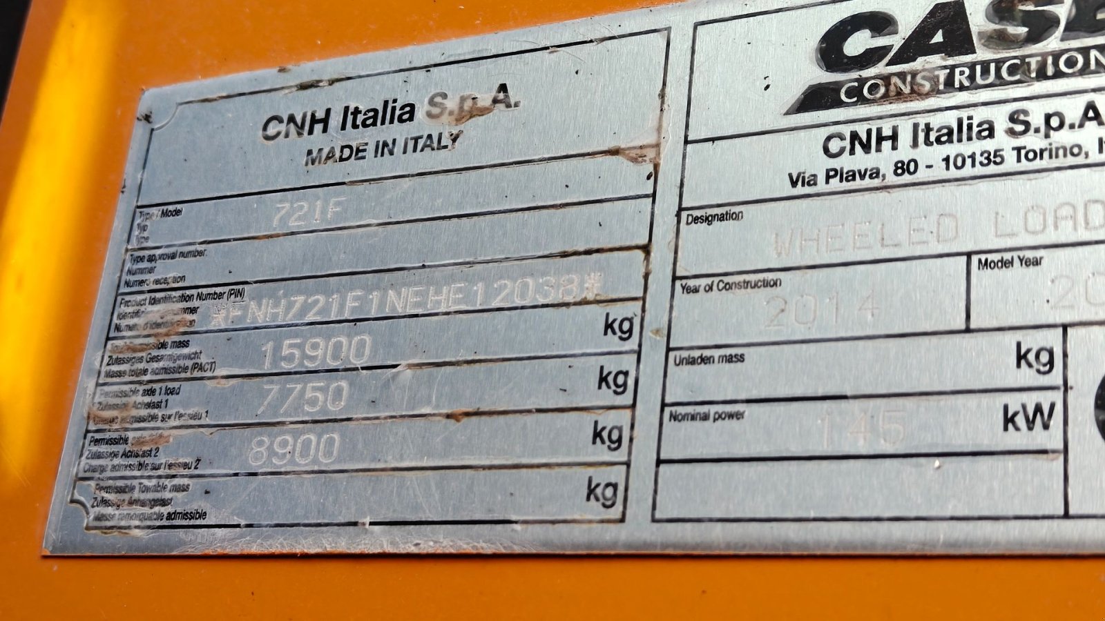 Radlader za tip Case IH 721F, Gebrauchtmaschine u Holstebro (Slika 20)