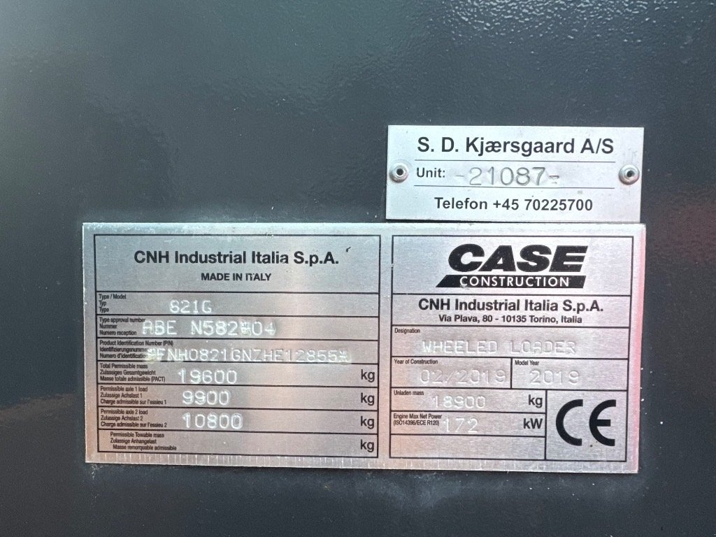 Radlader типа Case IH 821 G, Gebrauchtmaschine в Vrå, Frejlev, Hornslet & Ringsted (Фотография 3)