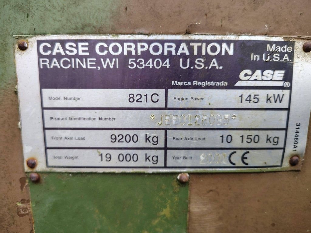 Radlader типа Case 821C, Gebrauchtmaschine в Antwerpen (Фотография 4)