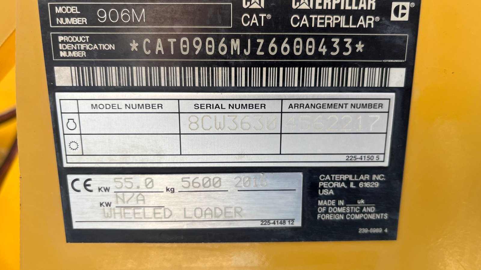 Radlader of the type CAT 906 M med skovl og gafler, Gebrauchtmaschine in Rønnede (Picture 17)