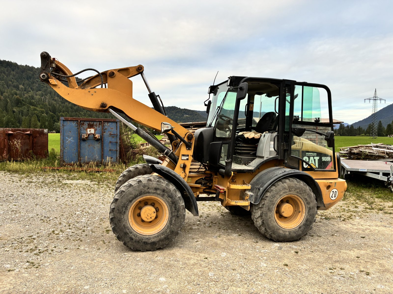Radlader του τύπου CAT 908 H, Gebrauchtmaschine σε Wallgau (Φωτογραφία 1)