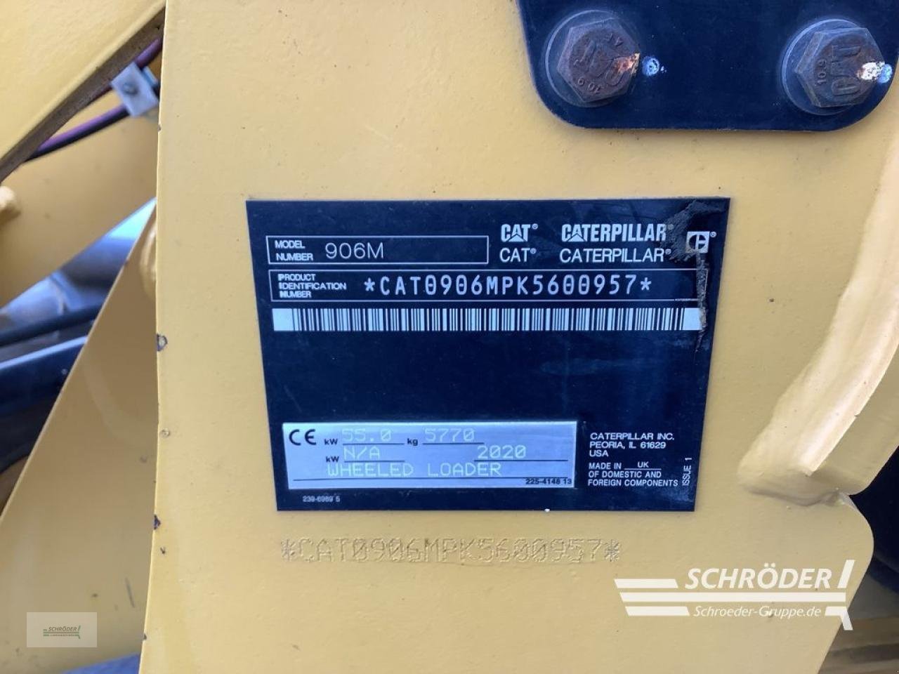 Radlader typu Caterpillar 906 M, Gebrauchtmaschine w Völkersen (Zdjęcie 3)