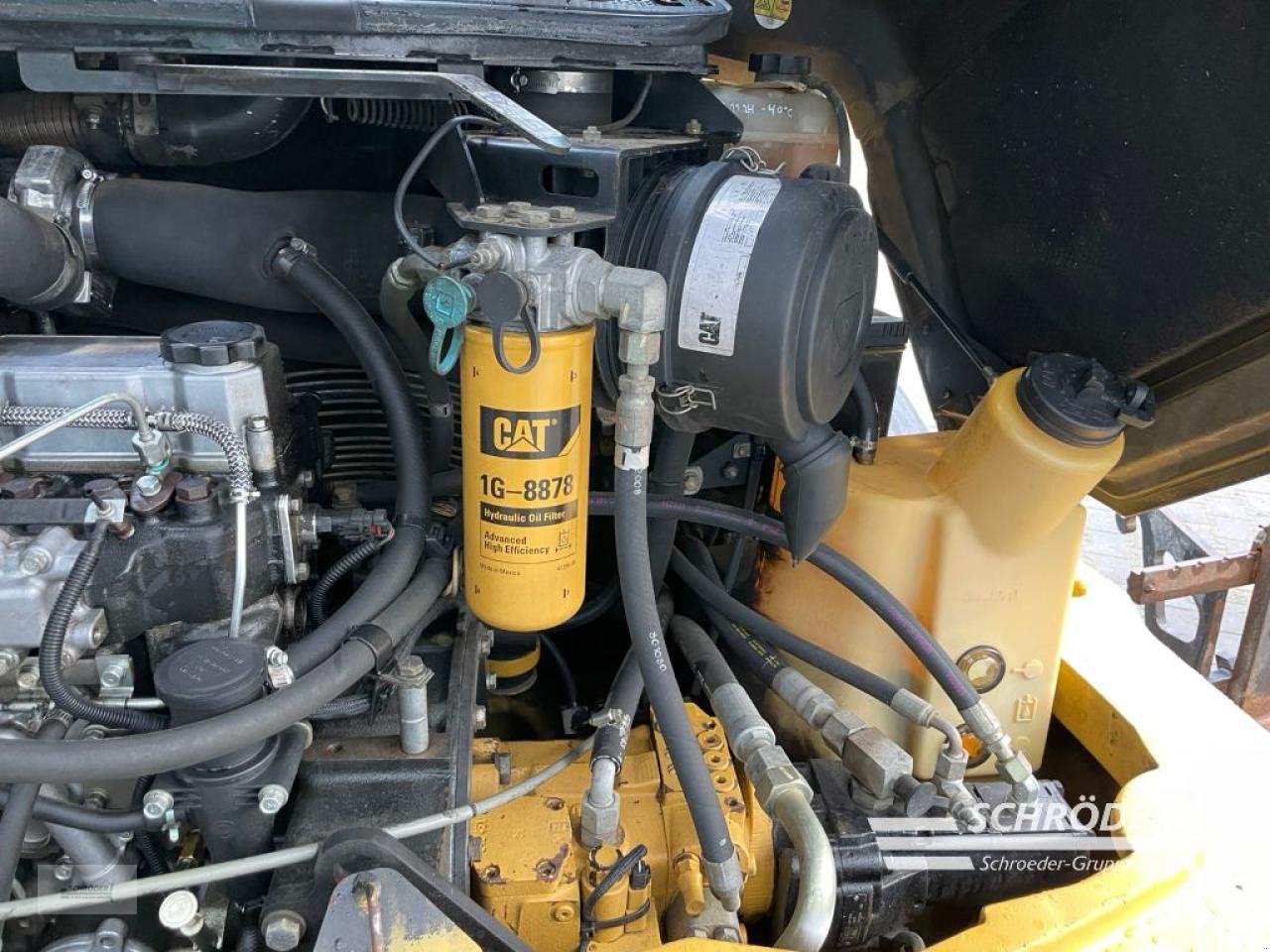 Radlader del tipo Caterpillar 907 H + SCHAUFEL + PALETTENGABEL, Gebrauchtmaschine en Wildeshausen (Imagen 22)