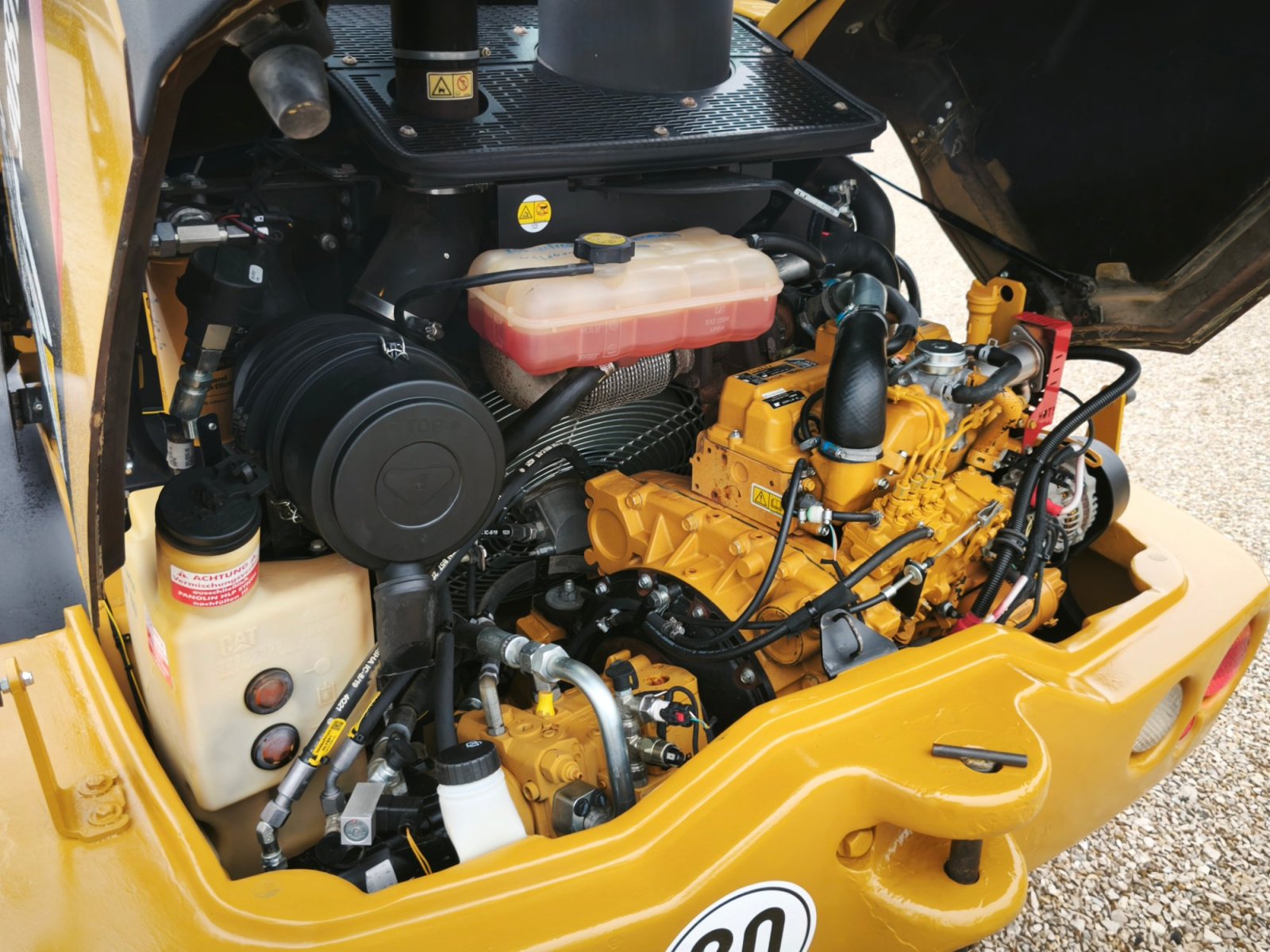 Radlader of the type Caterpillar 908 H2 mit Schaufel Paletten- Gabel Hoflader Cat, Gebrauchtmaschine in Großschönbrunn (Picture 5)