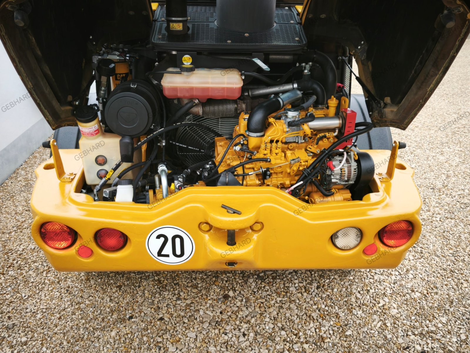 Radlader of the type Caterpillar 908 H2 mit Schaufel Paletten- Gabel Hoflader Cat, Gebrauchtmaschine in Großschönbrunn (Picture 15)