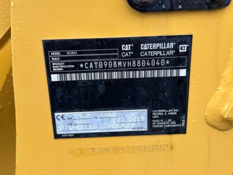 Radlader typu Caterpillar 908 M, Gebrauchtmaschine v Neuenkirchen / Bramsche (Obrázek 14)