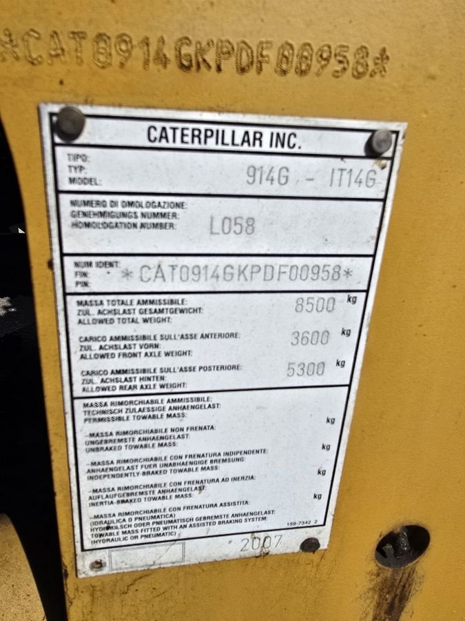 Radlader del tipo Caterpillar 914G, Gebrauchtmaschine In Gabersdorf (Immagine 23)