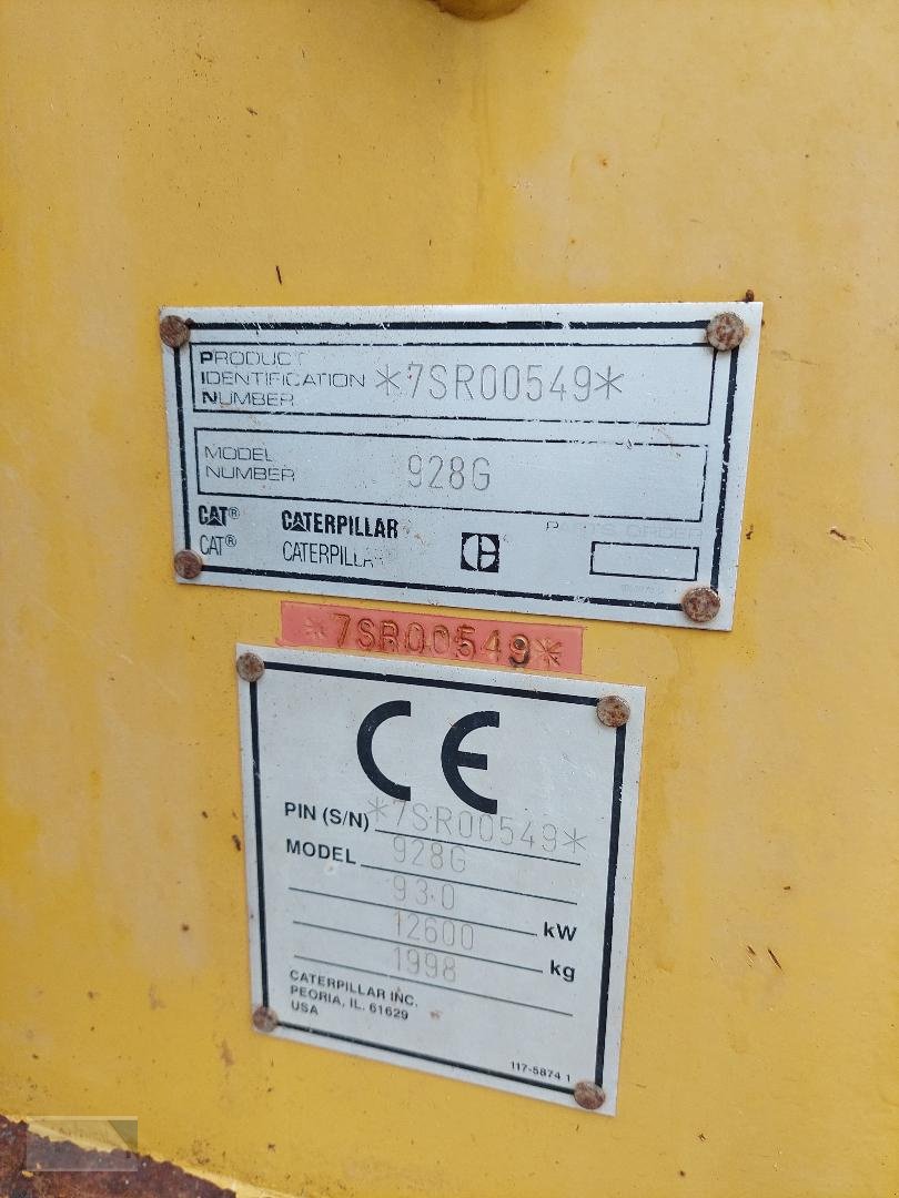 Radlader des Typs Caterpillar 928 G, Gebrauchtmaschine in Kleinlangheim - Atzhausen (Bild 5)