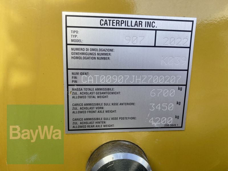 Radlader del tipo Caterpillar CAT 907, Gebrauchtmaschine In Obertraubling (Immagine 24)