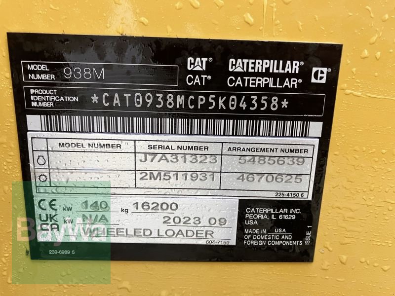 Radlader des Typs Caterpillar CAT 938M, Gebrauchtmaschine in Großweitzschen  (Bild 13)