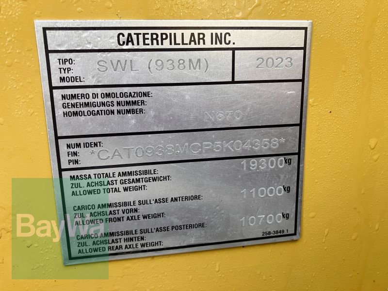Radlader des Typs Caterpillar CAT 938M, Gebrauchtmaschine in Großweitzschen  (Bild 14)