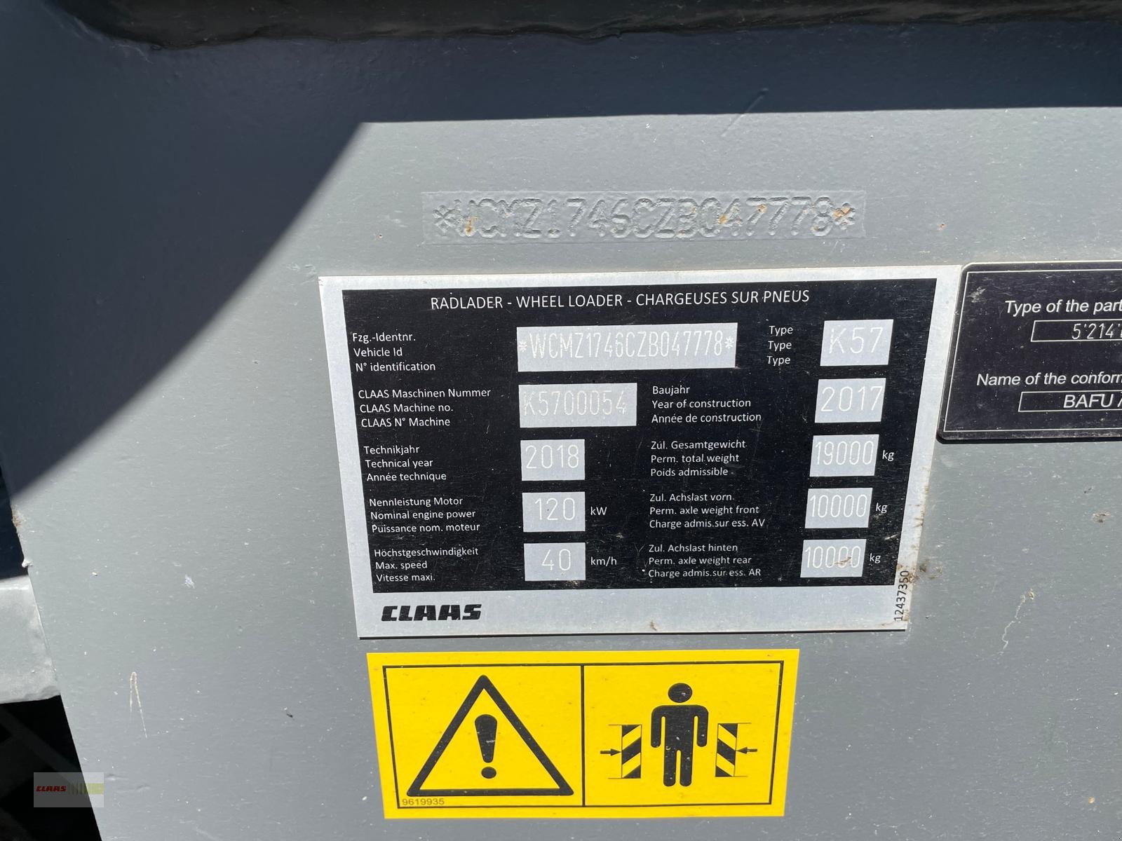 Radlader des Typs CLAAS Torion 1511 VP  E-FARM Auktion, Gebrauchtmaschine in Langenau (Bild 3)