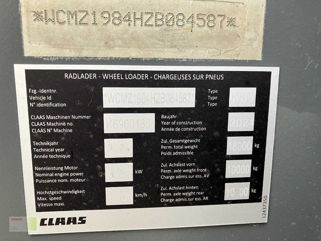 Radlader of the type CLAAS TORION 1611 P, Gebrauchtmaschine in Schenefeld (Picture 10)