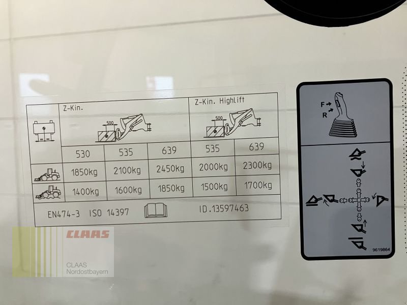 Radlader typu CLAAS TORION 530 - GARANTIE 02/2027, Gebrauchtmaschine v Schwend (Obrázok 21)