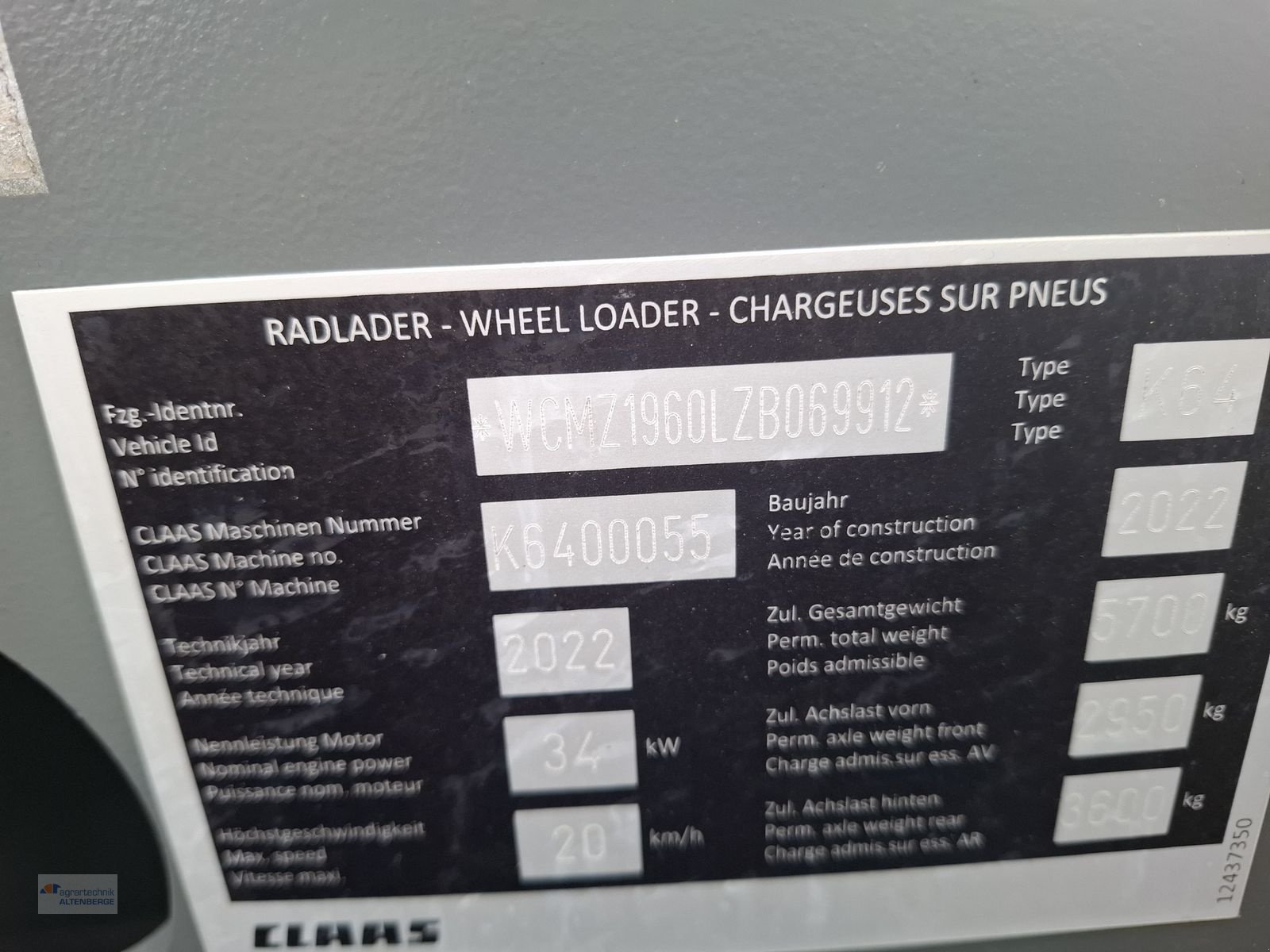 Radlader of the type CLAAS Torion 530, Gebrauchtmaschine in Altenberge (Picture 5)