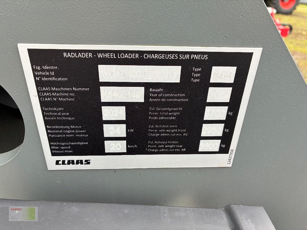 Radlader του τύπου CLAAS TORION 530, Neumaschine σε Sörup (Φωτογραφία 6)