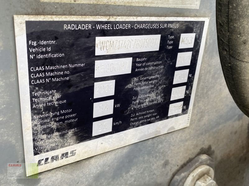 Radlader des Typs CLAAS TORION 644 SINUS, Gebrauchtmaschine in Vohburg (Bild 9)