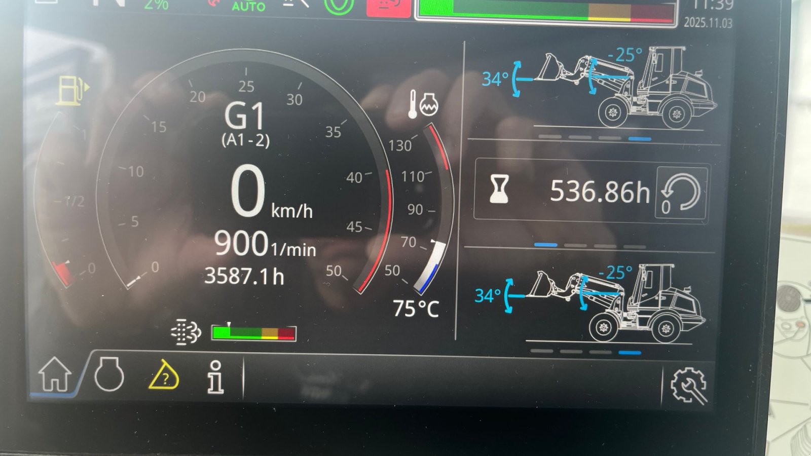 Radlader типа CLAAS Torion 738 T Sinus, Gebrauchtmaschine в Rødekro (Фотография 5)