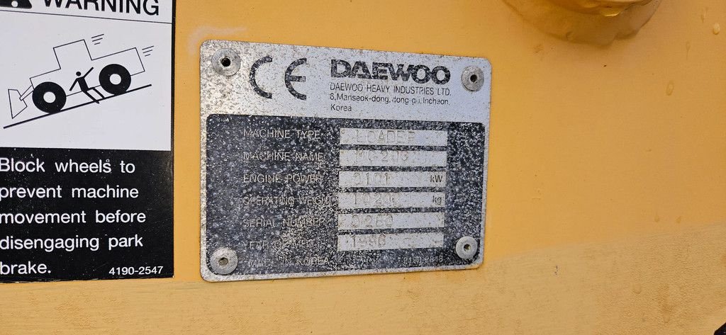 Radlader του τύπου Doosan MEGA 200, Gebrauchtmaschine σε Scharsterbrug (Φωτογραφία 10)