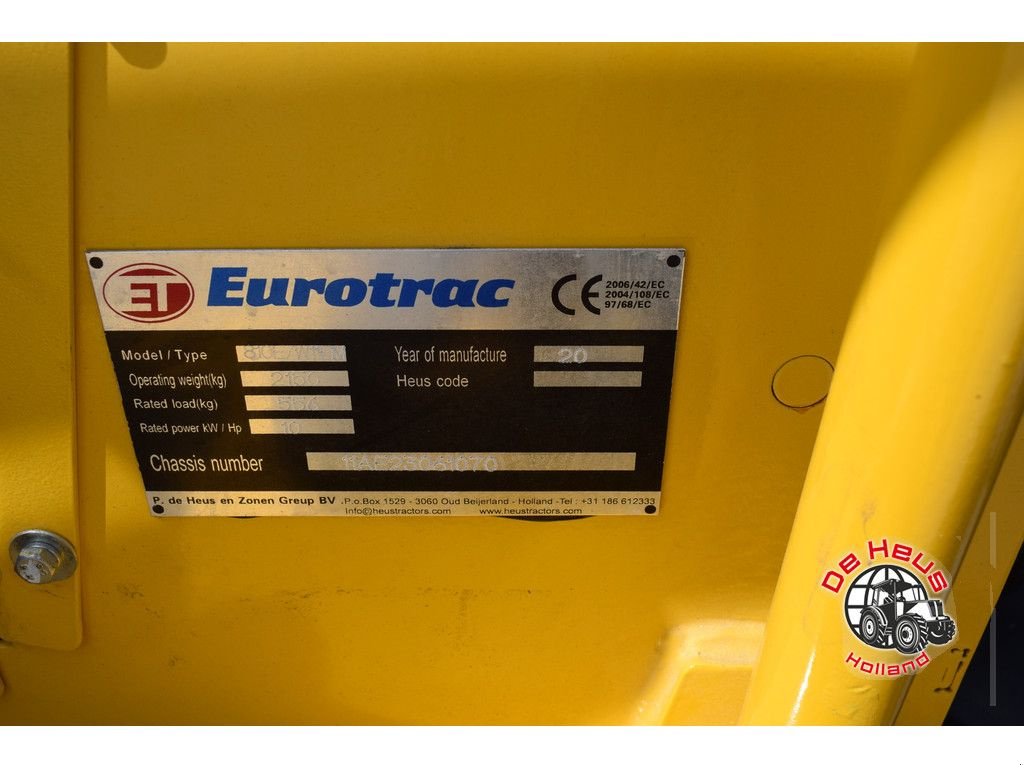 Radlader tip Eurotrac W11EM, electrisch., Neumaschine in MIJNSHEERENLAND (Poză 6)