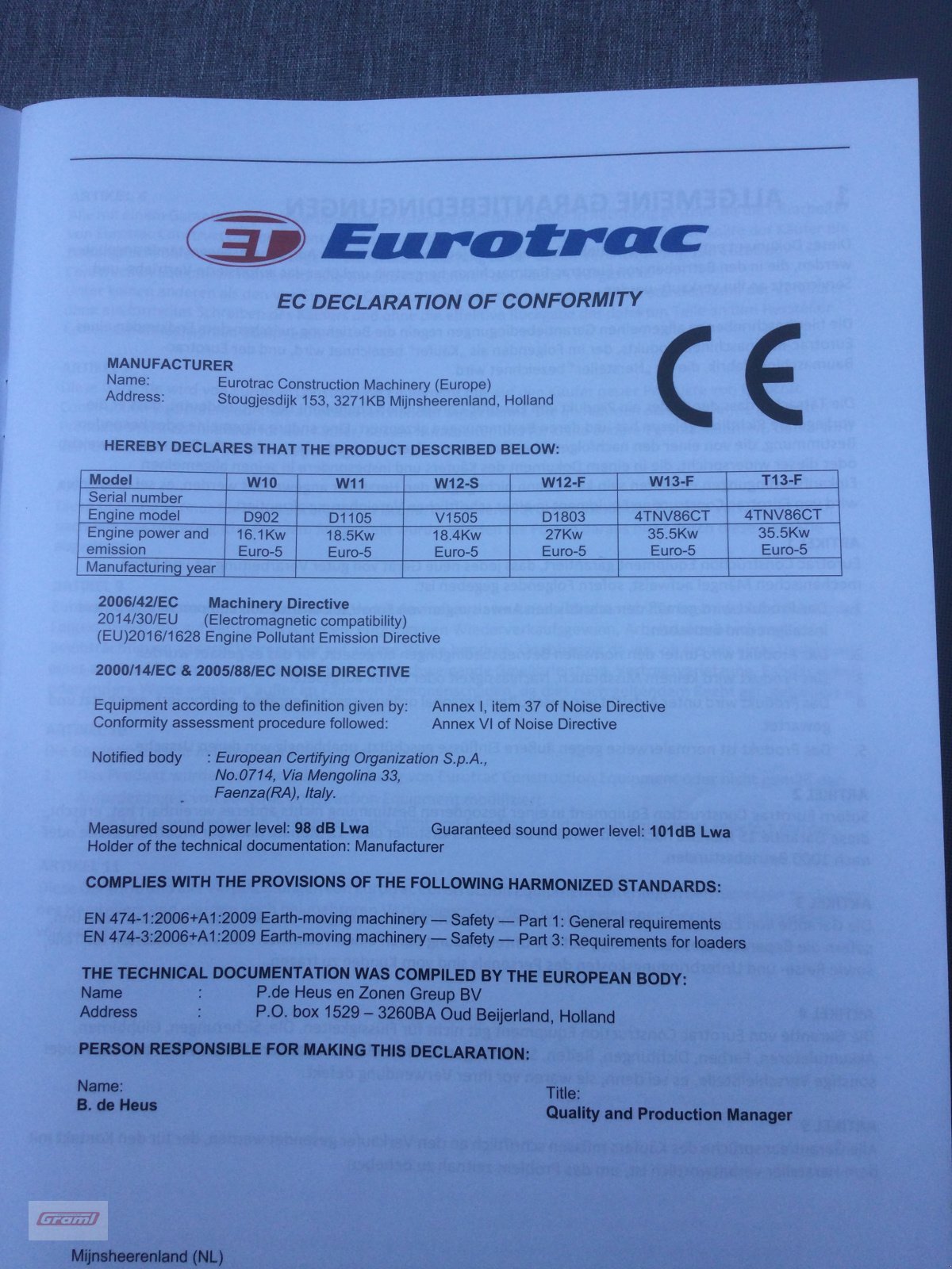 Radlader του τύπου Eurotrac W12, Gebrauchtmaschine σε Kößlarn (Φωτογραφία 11)