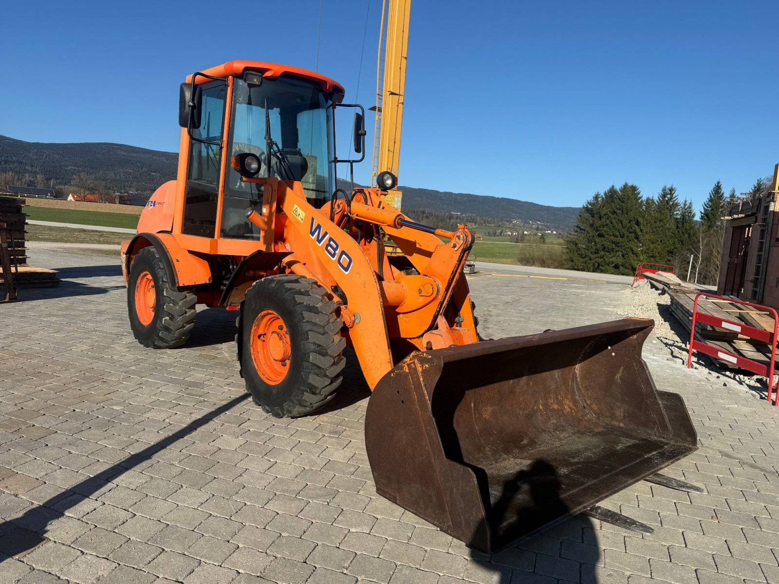 Radlader tip Fiat Hitachi W80, Gebrauchtmaschine in Neureichenau (Poză 3)