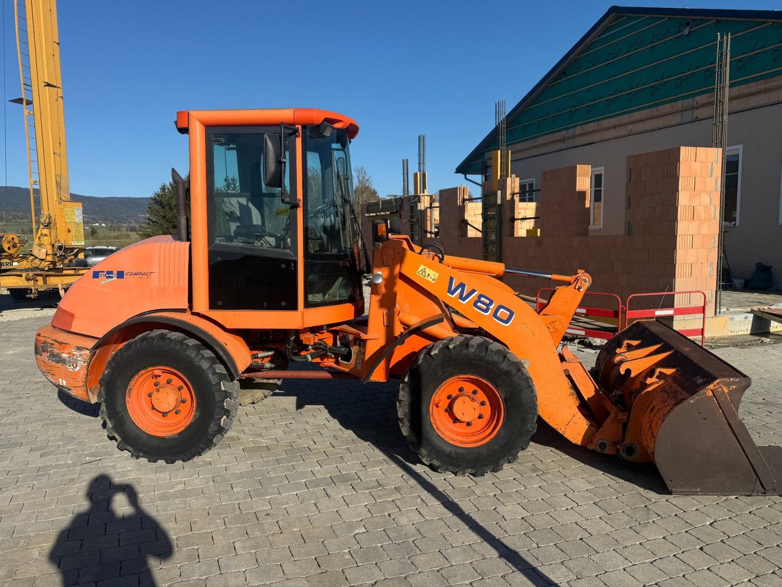 Radlader tip Fiat Hitachi W80, Gebrauchtmaschine in Neureichenau (Poză 4)
