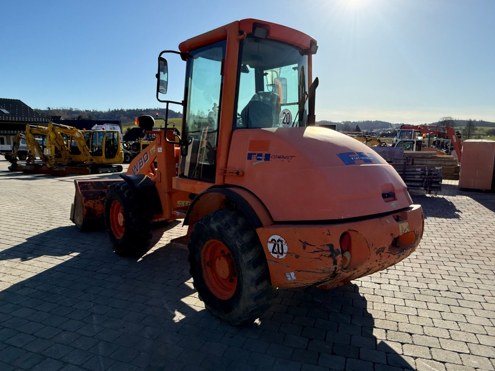 Radlader tip Fiat Hitachi W80, Gebrauchtmaschine in Neureichenau (Poză 7)