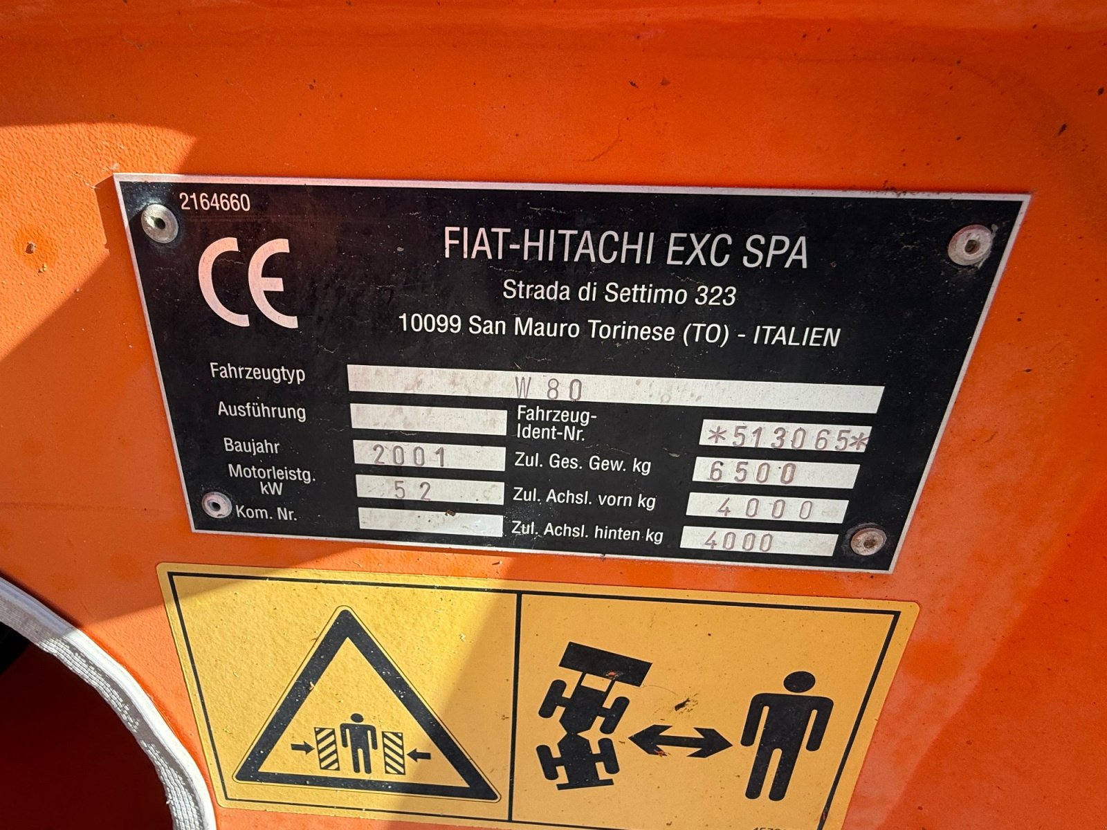 Radlader tip Fiat Hitachi W80, Gebrauchtmaschine in Neureichenau (Poză 13)
