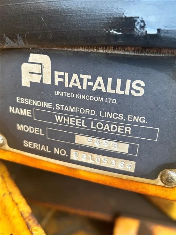 Radlader des Typs Fiat 545 B med skovl, Gebrauchtmaschine in Kongerslev (Bild 3)
