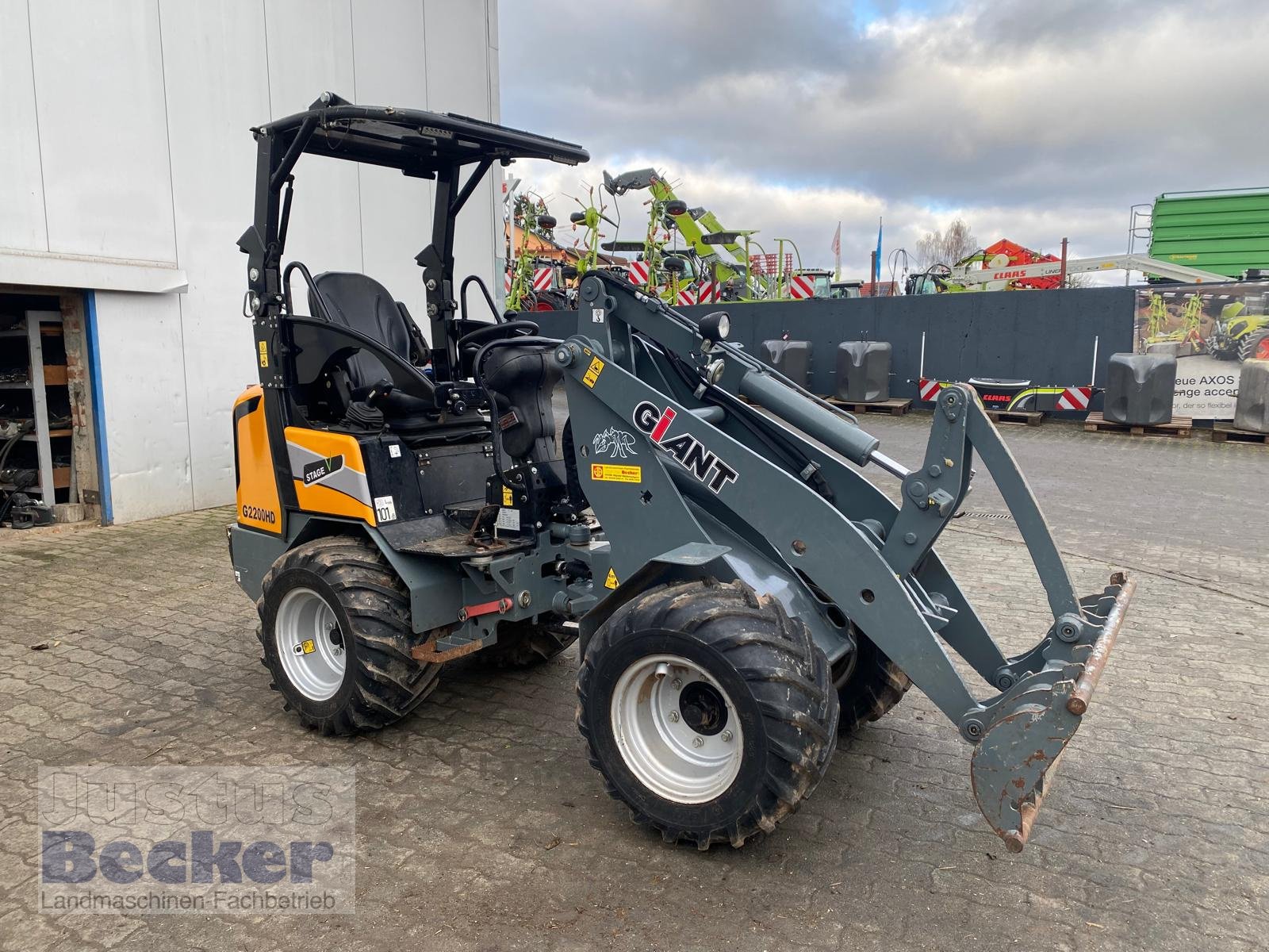 Radlader типа GiANT G 2200, Gebrauchtmaschine в Weimar-Niederwalgern (Фотография 10)