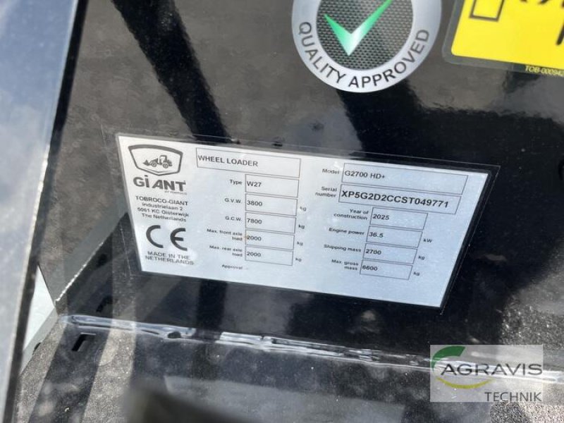 Radlader of the type GiANT G2700 HD+, Neumaschine in Raesfeld (Picture 13)