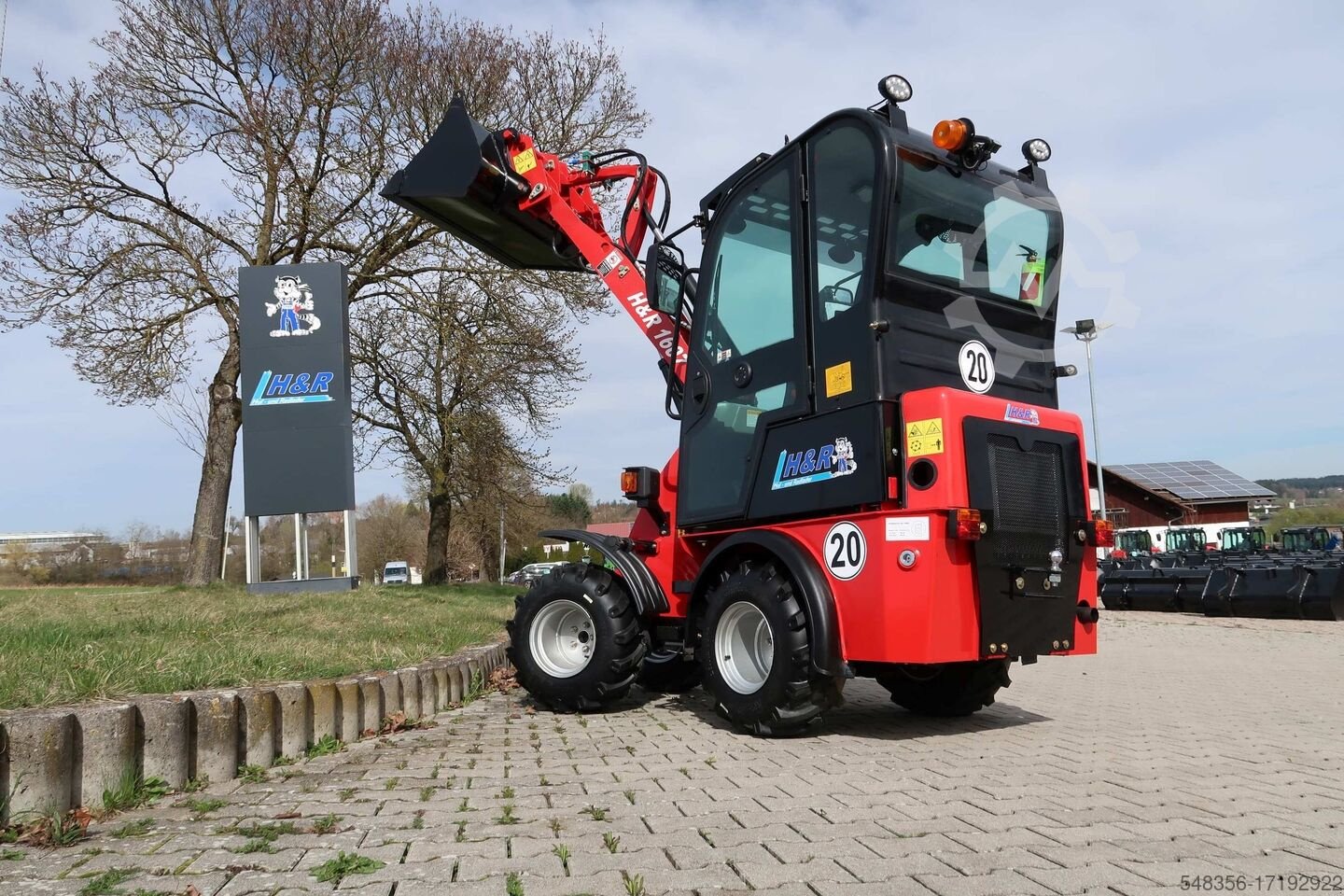 Radlader del tipo H&R 1607 Hoflader Radlader, Neumaschine In Falkenberg (Immagine 5)