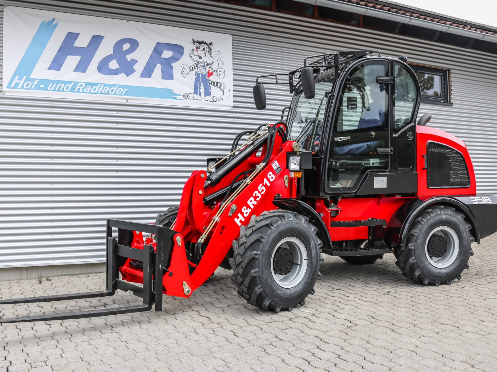 Radlader του τύπου H&R 3518 Radlader Hoflader, Neumaschine σε Falkenberg (Φωτογραφία 2)