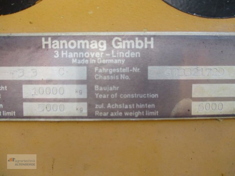 Radlader des Typs Hanomag 33C, Gebrauchtmaschine in Altenberge (Bild 7)