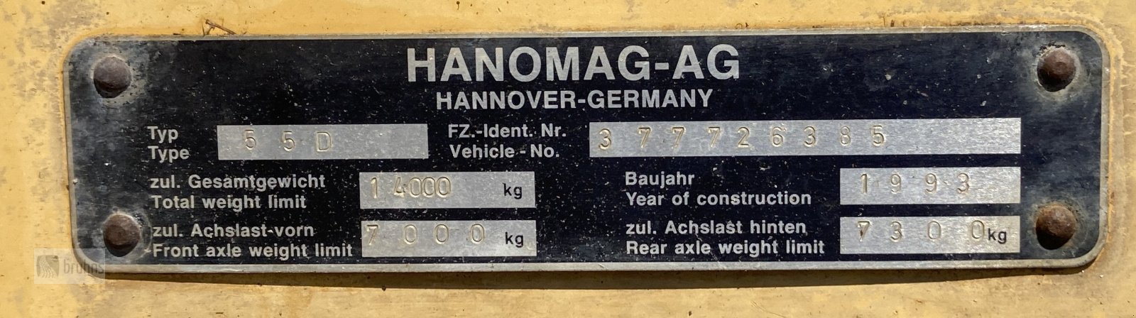 Radlader typu Hanomag Hanomag 55 D - Überladehöhe über 4 m, Gebrauchtmaschine v Karstädt (Obrázek 15)