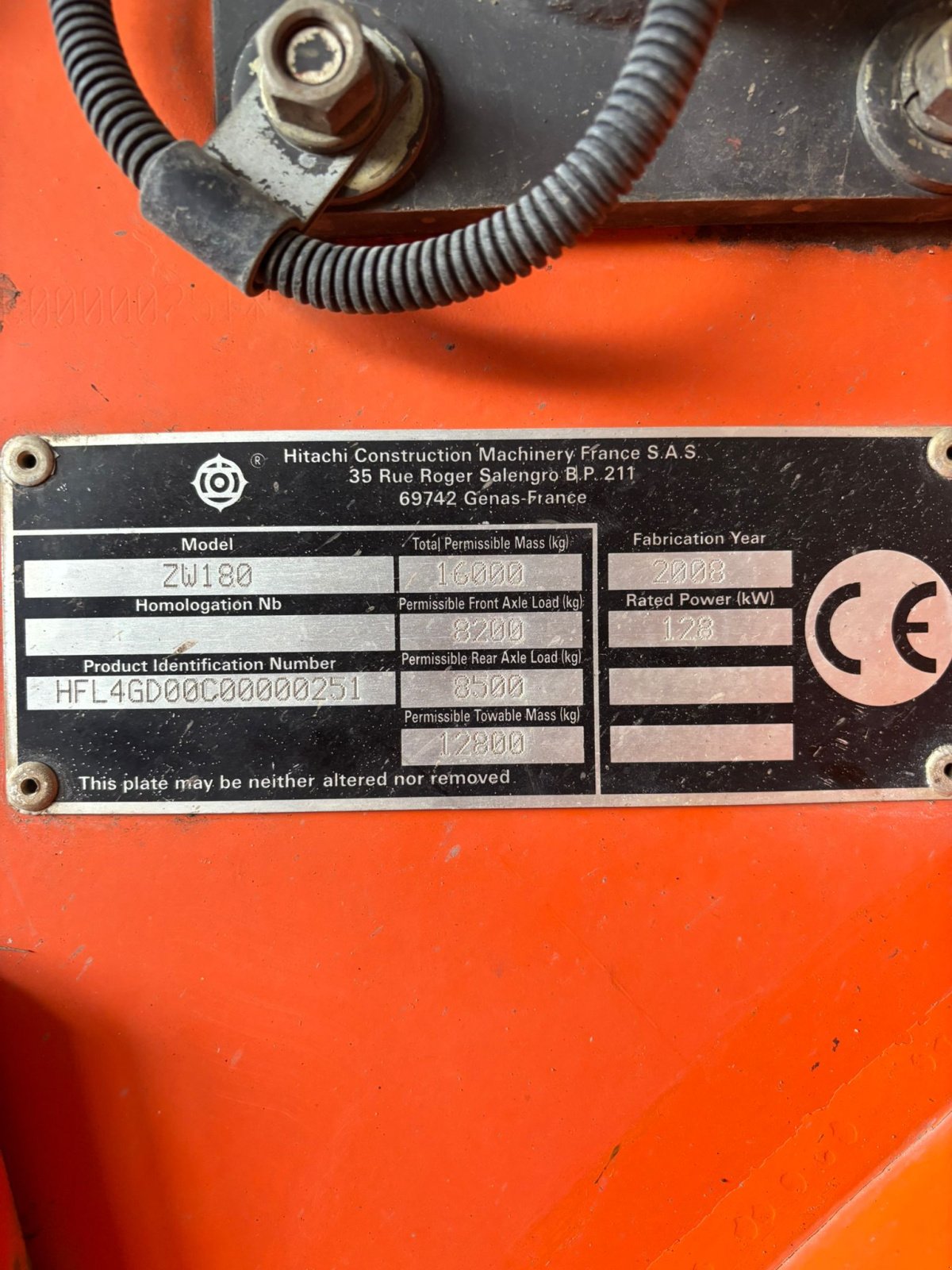 Radlader Türe ait Hitachi ZW 180, Gebrauchtmaschine içinde Wiedergeltingen (resim 7)