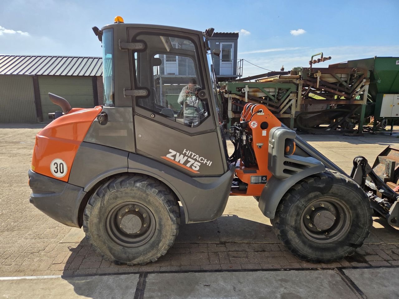 Radlader tip Hitachi ZW75, Gebrauchtmaschine in Oirschot (Poză 8)